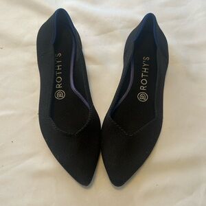 Rothy's Black and Blue Women's Flats